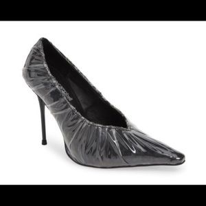 Jeffrey Campbell Ikon 3P Plastic Wrapped pumps sz9